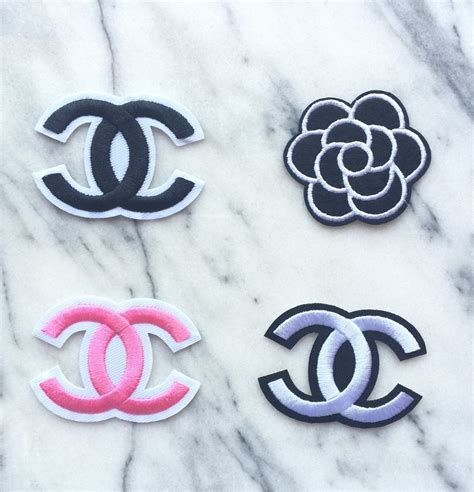 chanel logo iron on|chanel logo iron on patch.